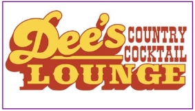 Sign for Dee's Country Cocktail Lounge