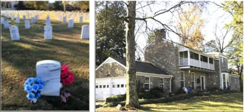National Cemetery and Former Kitty Wells Residence